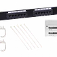 Patch Panel 12-RJ45 Cat6 1U UL Certific - Miniatura 3