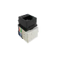 Conector Keystone Punchable  Negro Hembra RJ45 Cat5E U/UTP  - Miniatura 3