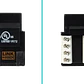 Conector Keystone Punchable  Negro Hembra RJ45 Cat5E U/UTP  - Miniatura 4