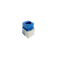 Conector Punchable  Keystone  Hembra RJ45 Azul Cat5E U/UTP  - Miniatura 2
