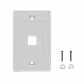 Faceplate Blanco 1-Keystone Vertical 70x114mm - Miniatura 2