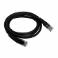 Cable Patch 1mt Cat5e Negro LSZH Inyectado Multifilar - Miniatura 3