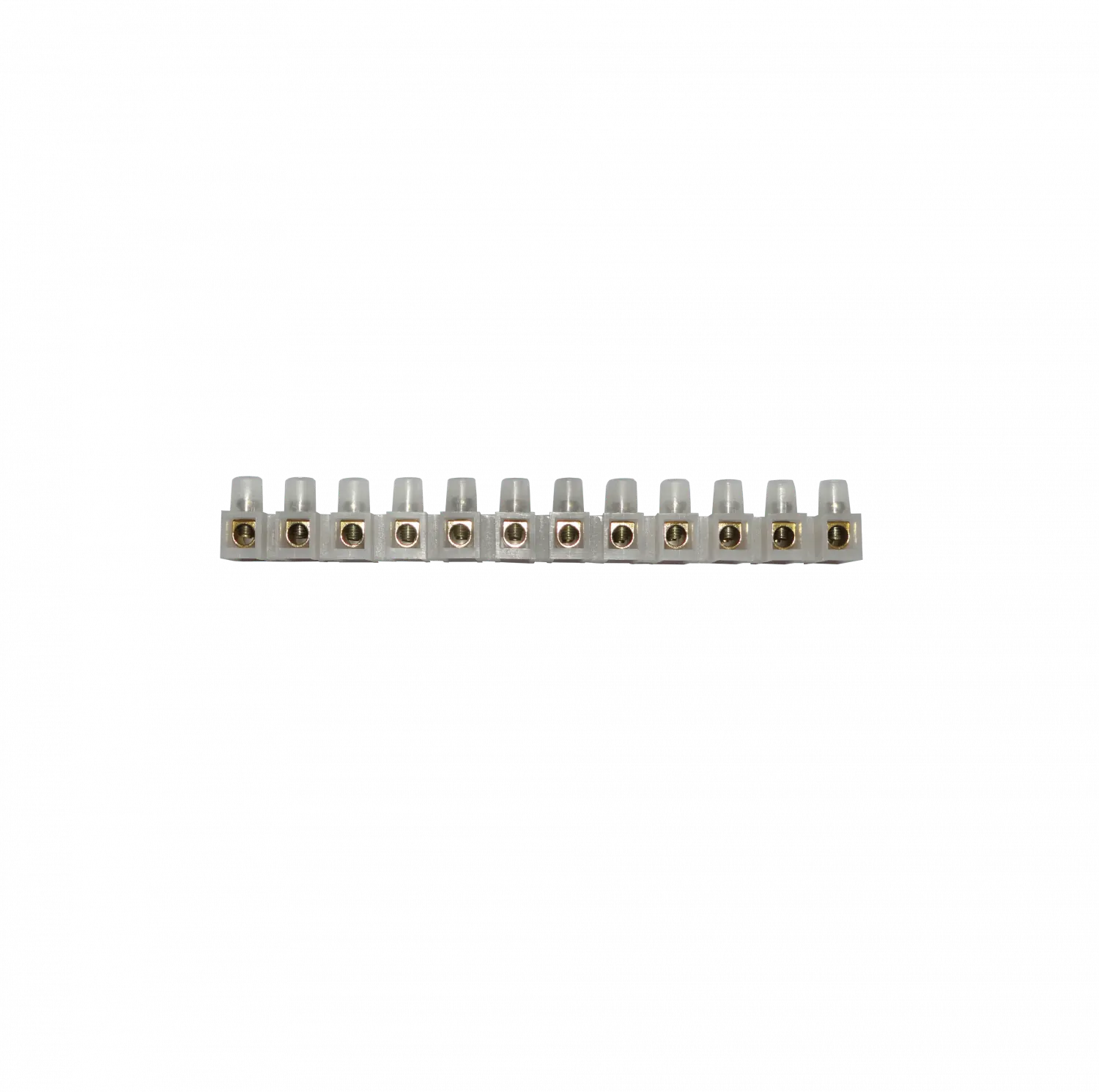 Regleta-Tornillos 3-Ampere 0,75mm2 12-Pares  380V 3A-Max 90x10x11mm 3