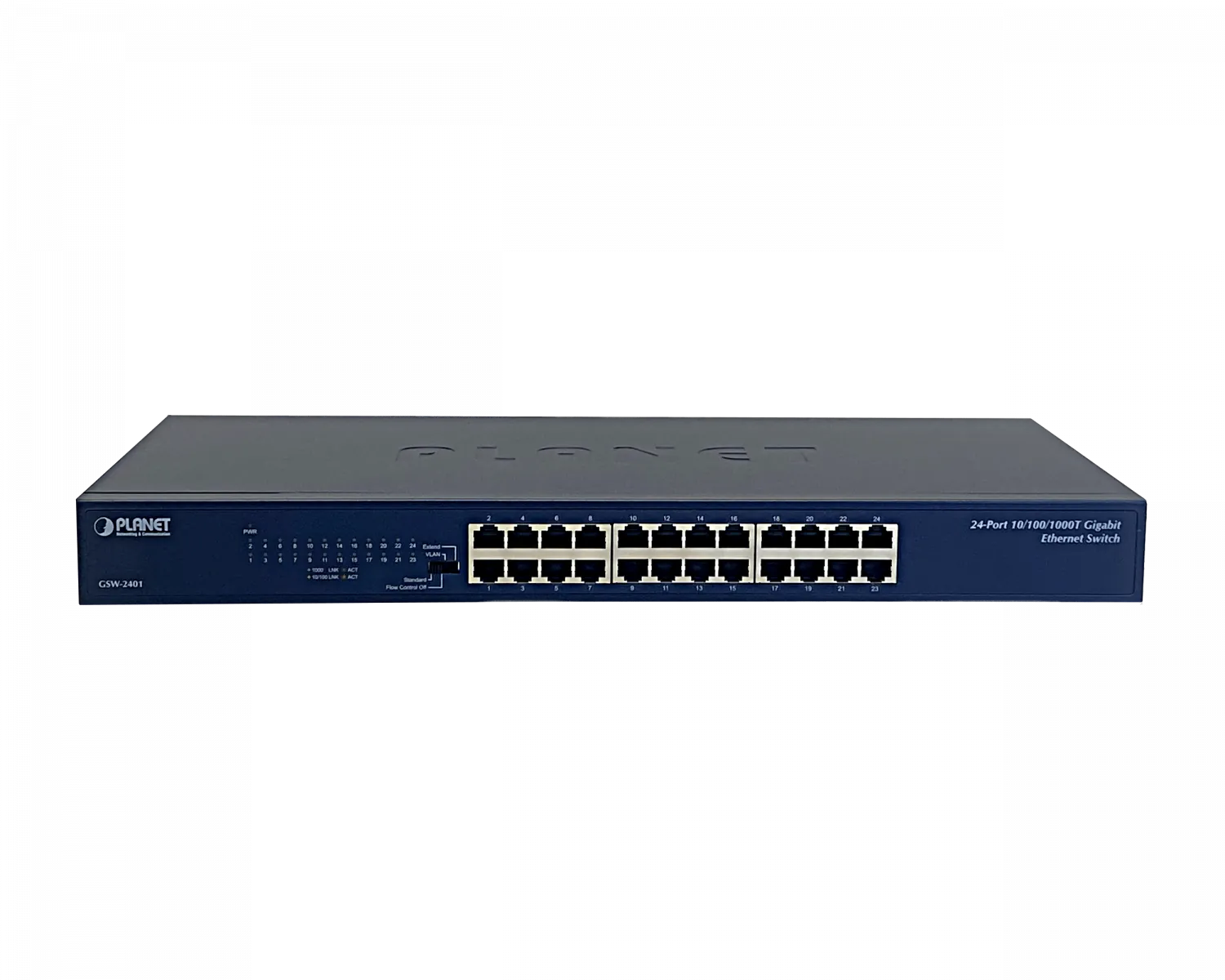 Switch no-Admin-L2 Rack Planet 24-1000  220V-Directo Selector-4-modos 2