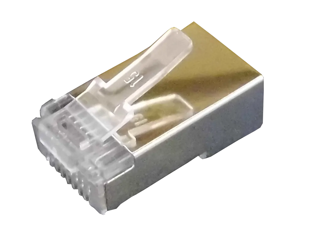 Conector RJ45 Metálico para Cat5E FTP/STP, 100 Unidades 2