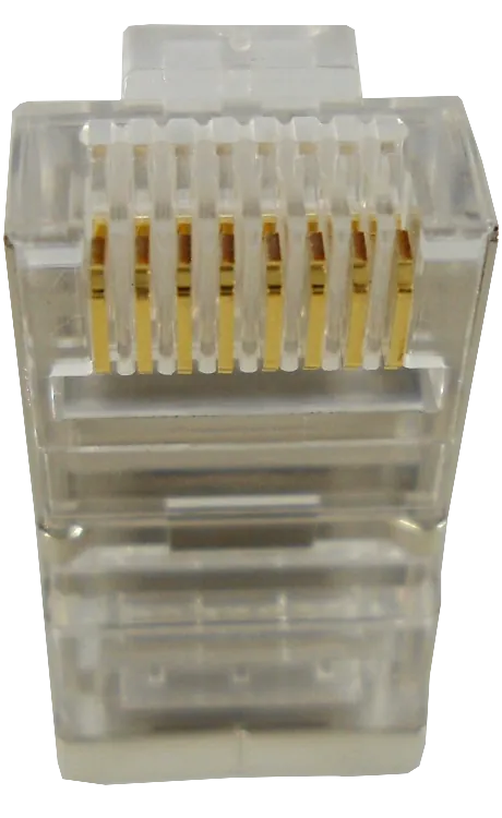 Conector RJ45 para Multifilar Cat6 FTP STP Metálico – 10 Unidades 2