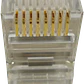 Conector RJ45 para Multifilar Cat6 FTP STP Metálico – 10 Unidades - Miniatura 2