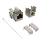 Keystone Blindado  Plata Cat6 STP FTP Punchable RJ45 - Miniatura 4
