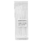 Amarra Plastica Nylon 3.6x200mm 50-un 200x3,6mm Blanca - Miniatura 3
