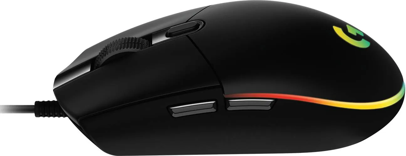 Mouse Gamer Logitech G203 RGB LIGHTSYNC, 6 botones programables, 8.000 DPI, Black 5
