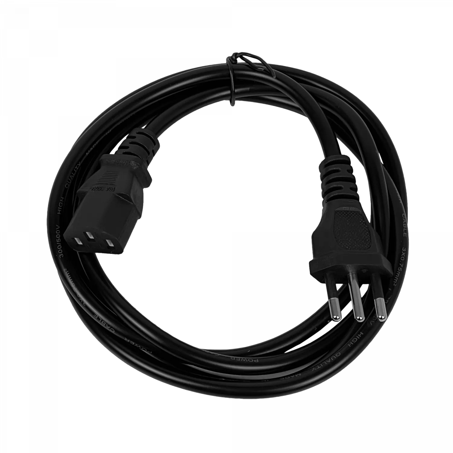 Cable 1,8mt 3x0,75mm2 Chile-C13 6A Cable Poder CEI23-16-VII 180cm Aleacion 2