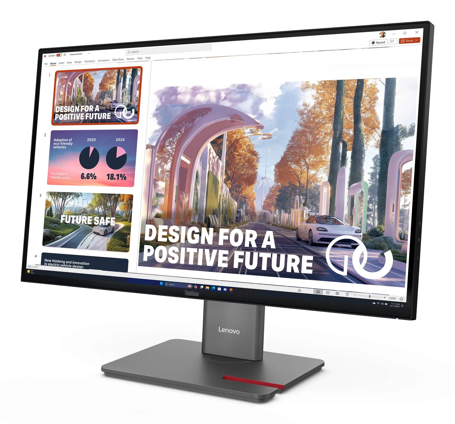 Monitor Plano Lenovo ThinkVision P27QD-40 27