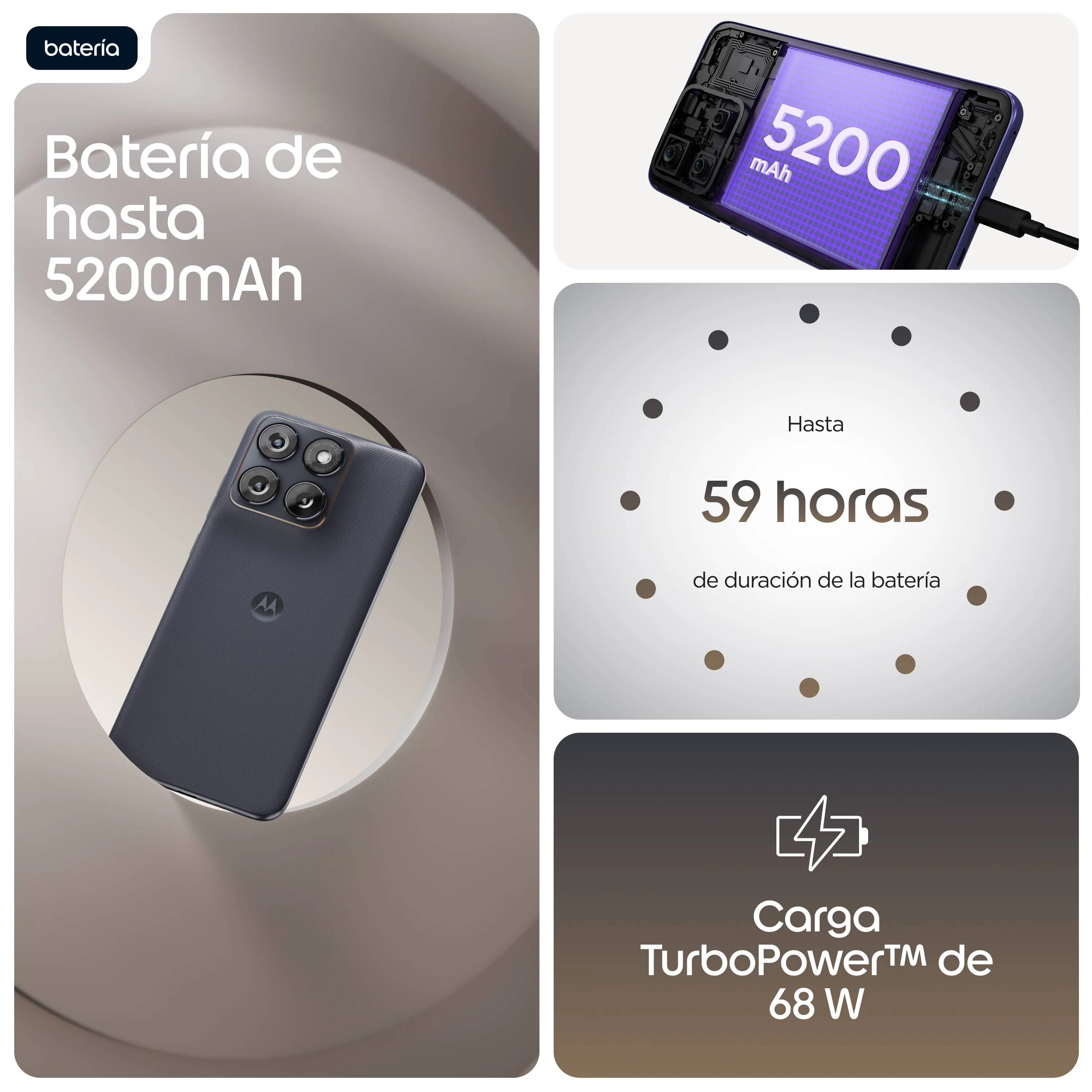 Smartphone Motorola Edge 70 Fusion 5G 8GB 256GB AMOLED 144Hz Alto Brillo 6
