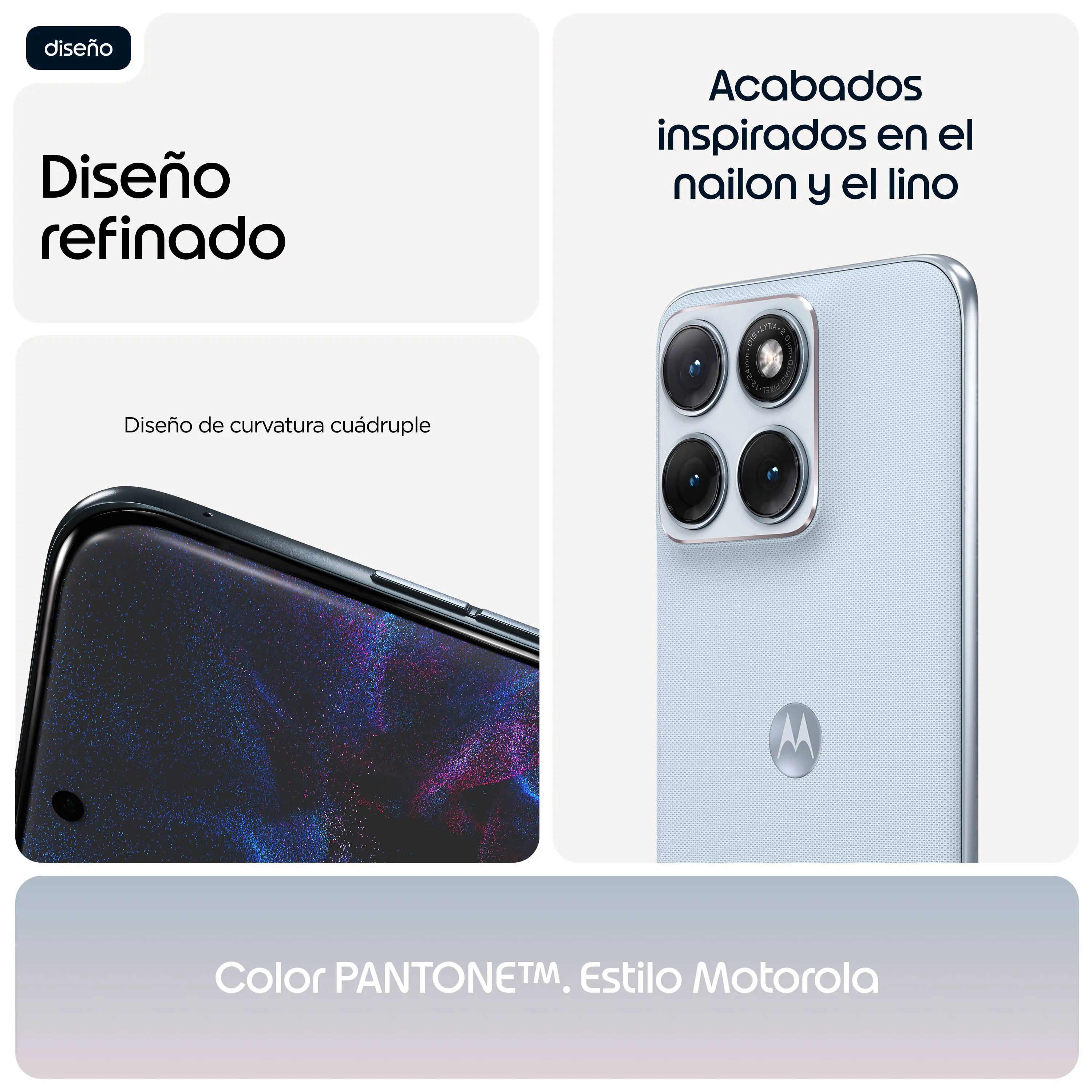 Smartphone Motorola Edge 70 Fusion 8GB 256GB AMOLED 144Hz 5G Batería Extendida 11