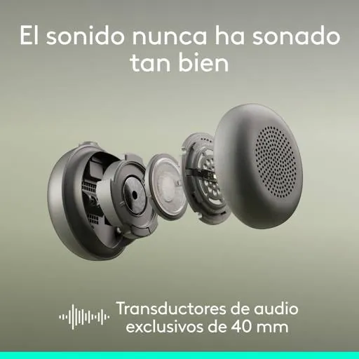 Audífonos Logitech Zone Wireless Bluetooth Rose con Diseño Elegante para Oficina y Trabajo Híbrido 5