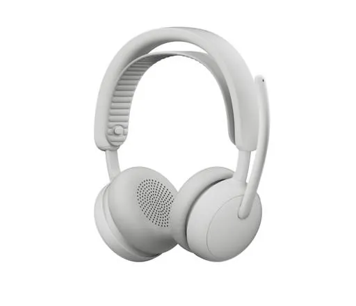 Audífonos Logitech Zone Wireless Bluetooth Off-White con Diseño Premium para Oficina y Videollamadas 2