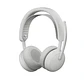 Audífonos Logitech Zone Wireless Bluetooth Off-White con Diseño Premium para Oficina y Videollamadas - Miniatura 2