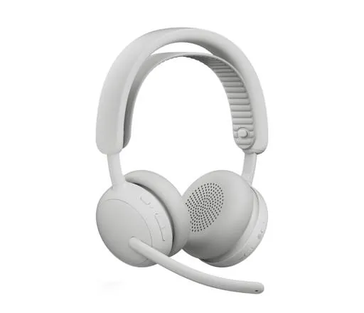 Audífonos Logitech Zone Wireless Bluetooth Off-White con Diseño Premium para Oficina y Videollamadas 3