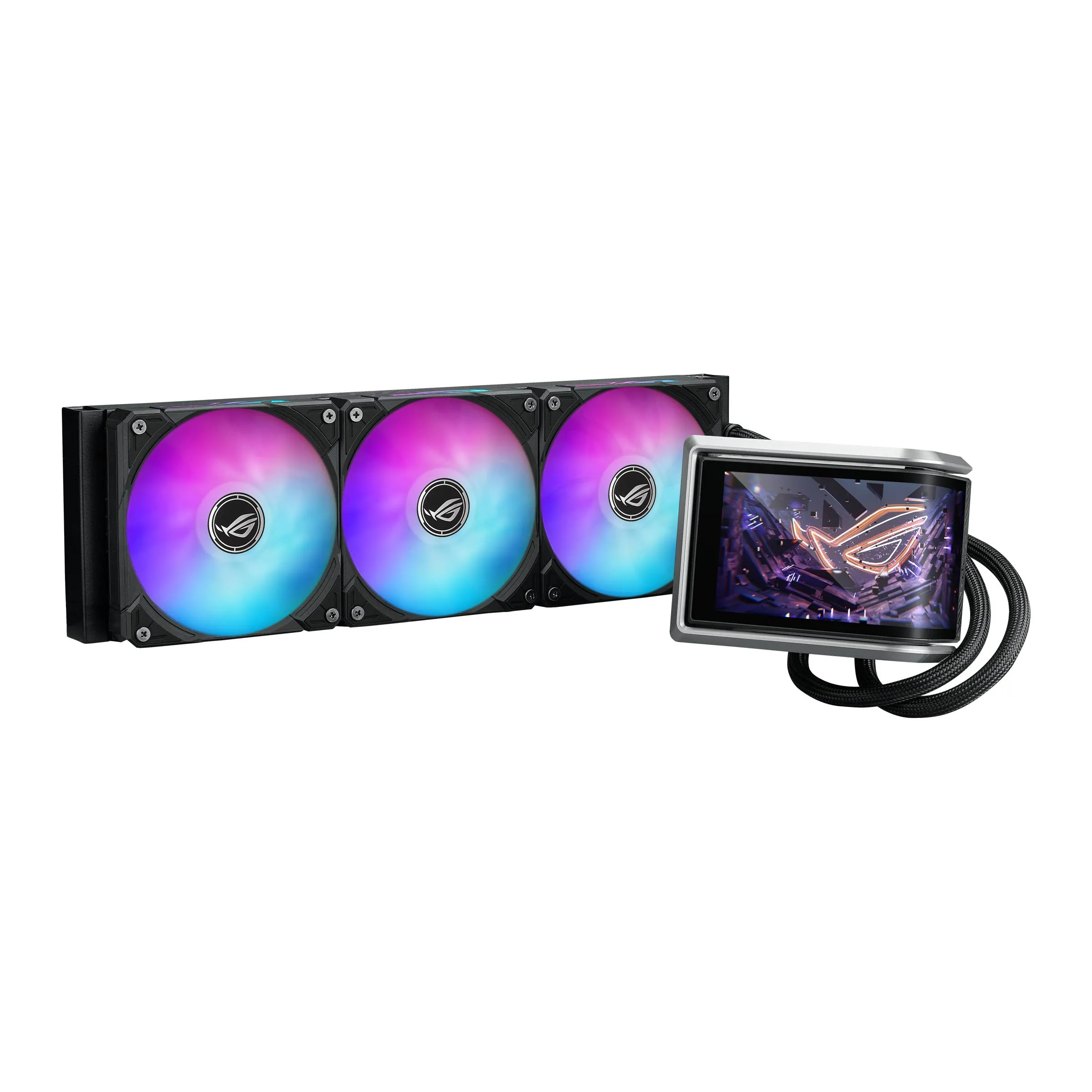 Refrigeración Líquida ASUS ROG RYUO IV 360 ARGB con Pantalla AMOLED para Intel y AMD 8