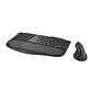 Combo teclado y mouse Kensington Pro Fit Ergo KM675 inalámbrico ergonómico oficina - Miniatura 3