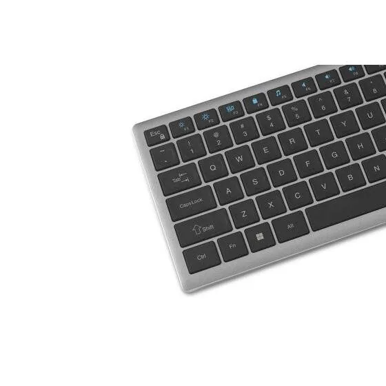 Teclado Inalámbrico Kensington KB435 EQ Compacto Multi-Dispositivo Recargable Bluetooth 3