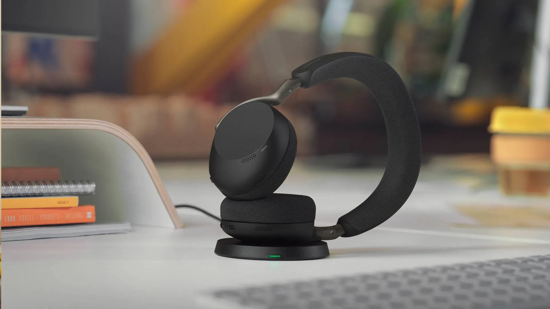 Audífonos Jabra Evolve3 75 Bluetooth USB-C Cancelación Ruido Llamadas Profesionales 5