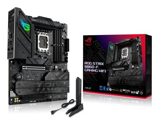Placa Madre ASUS ROG STRIX B860-F GAMING WIFI Socket Intel LGA1851 4xDDR5 WiFi 7 ATX 2