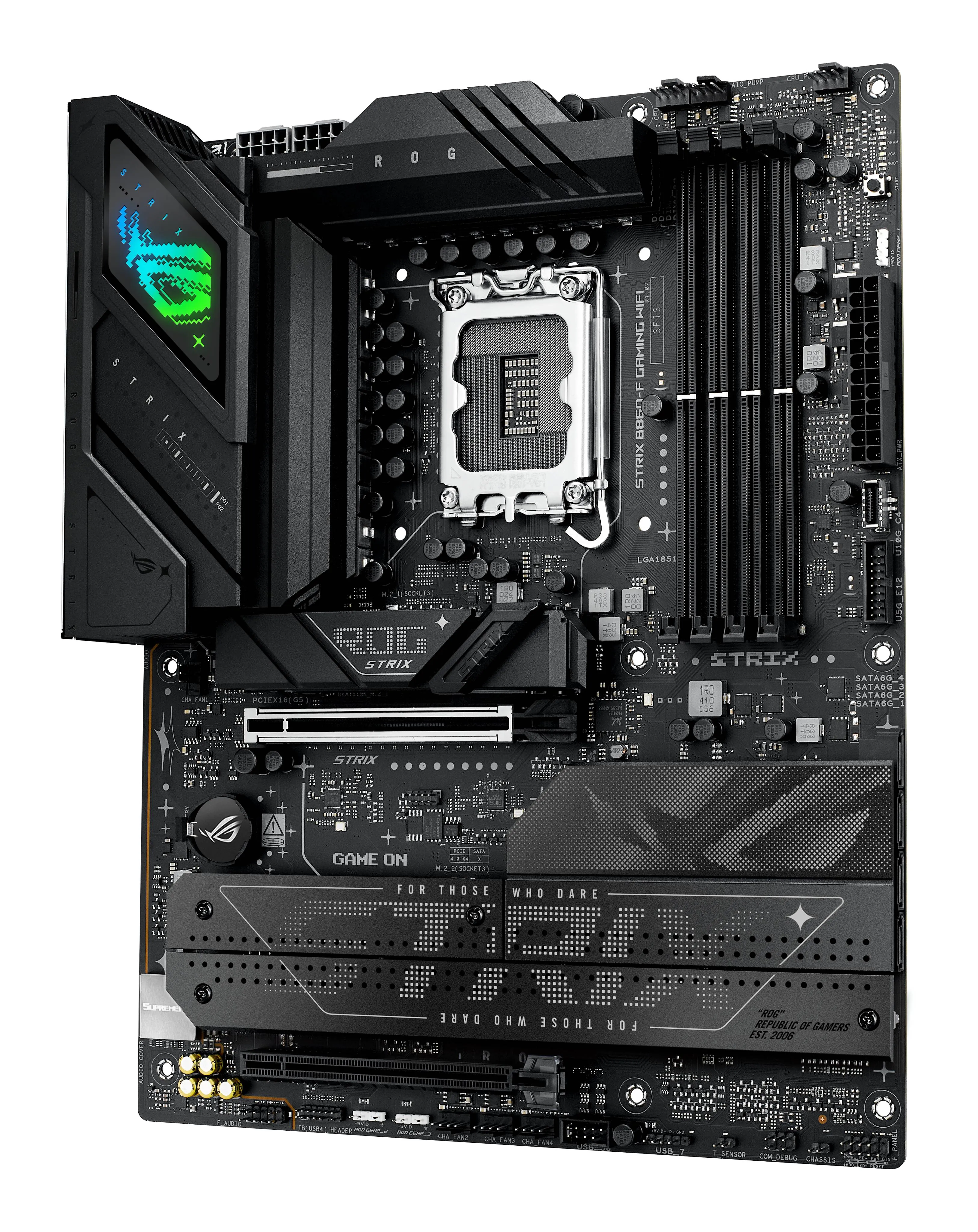 Placa Madre ASUS ROG STRIX B860-F GAMING WIFI Socket Intel LGA1851 4xDDR5 WiFi 7 ATX 4
