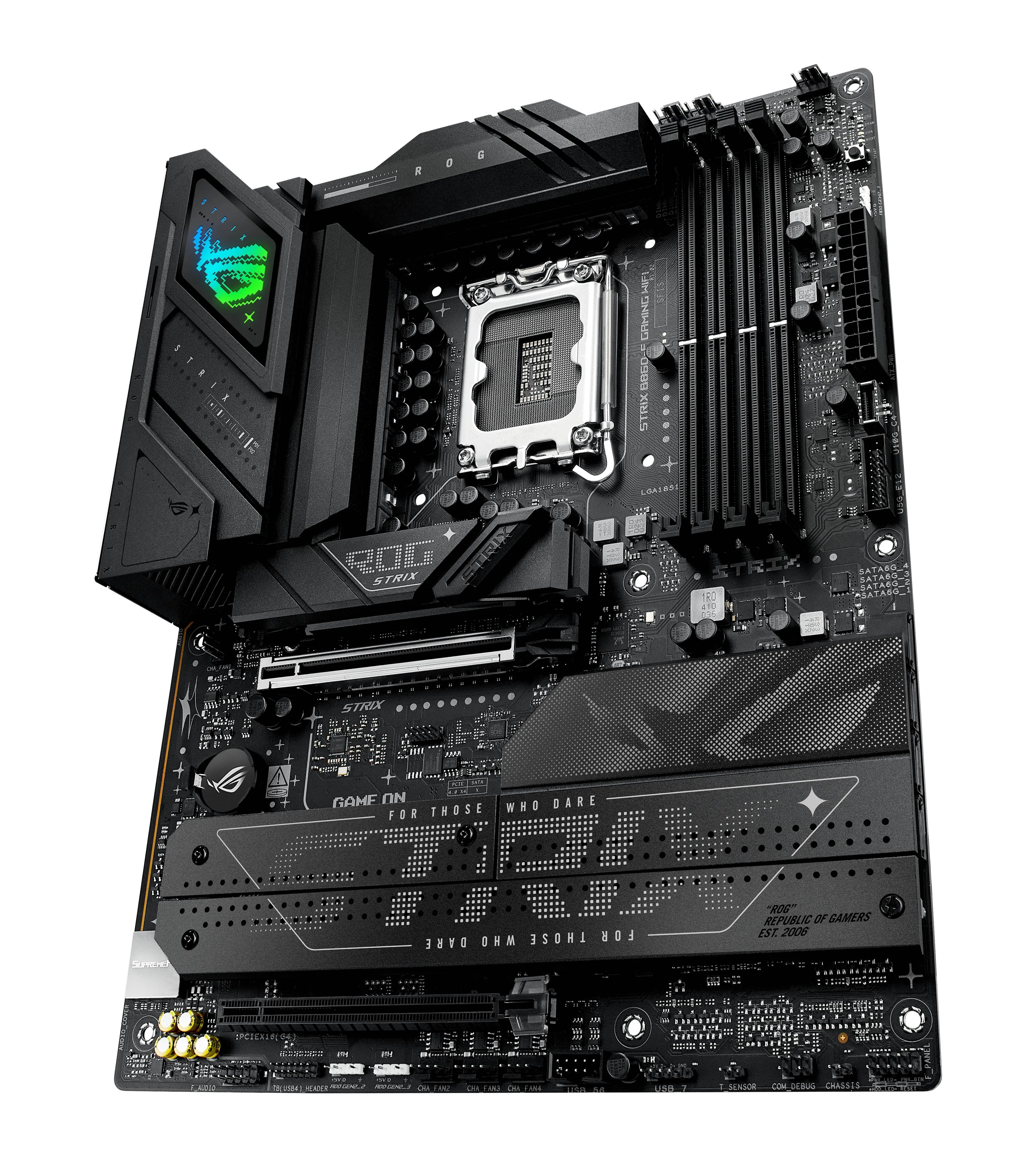 Placa Madre ASUS ROG STRIX B860-F GAMING WIFI Socket Intel LGA1851 4xDDR5 WiFi 7 ATX 5