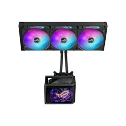 Refrigeración Líquida ASUS ROG Ryuo IV SLC 360 ARGB AIO 360mm, ARGB, Display AMOLED 7