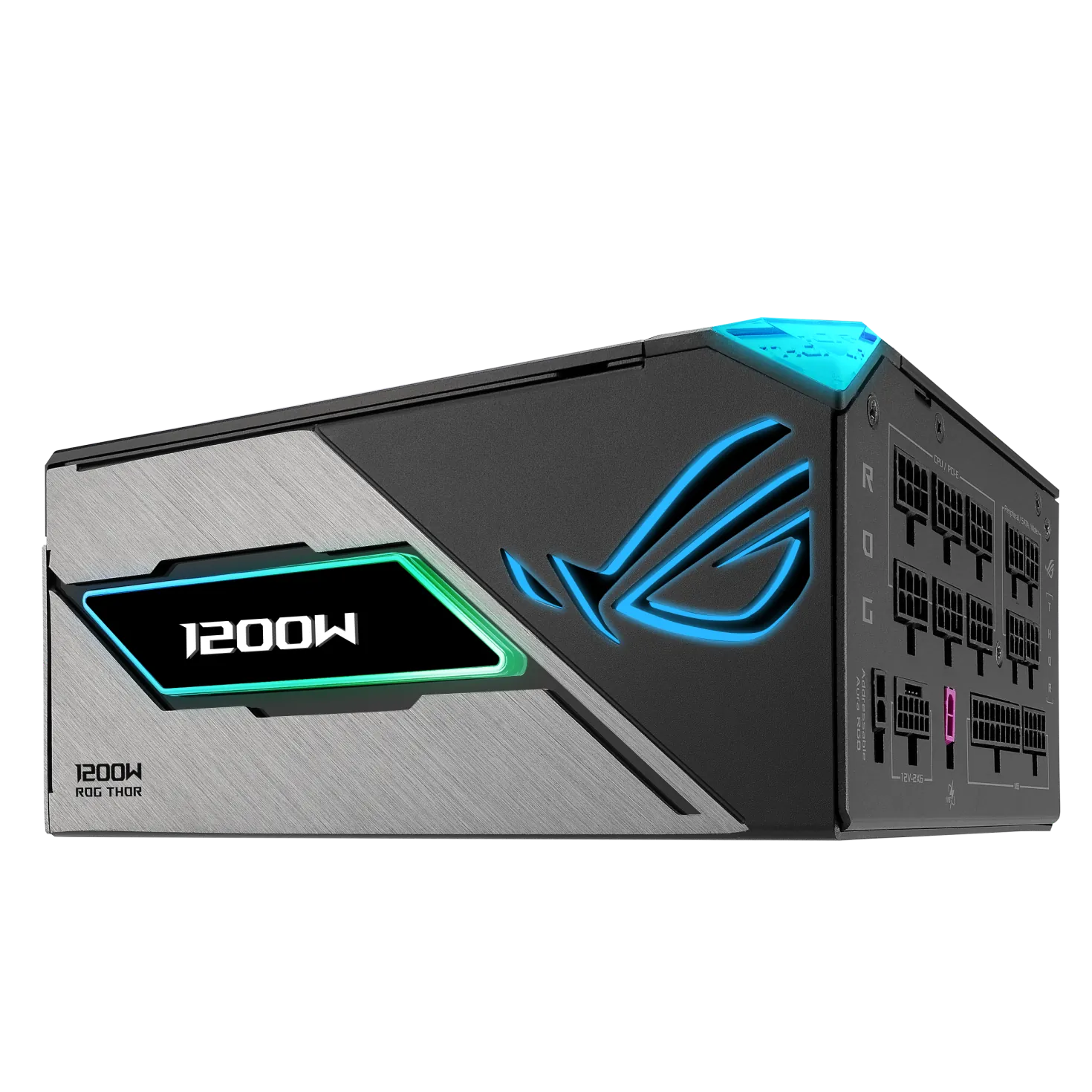 Fuente de Poder ASUS ROG Thor 1200W Platinum III, Pantalla OLED, Full Modular, ATX 3.1, Aura Sync 3