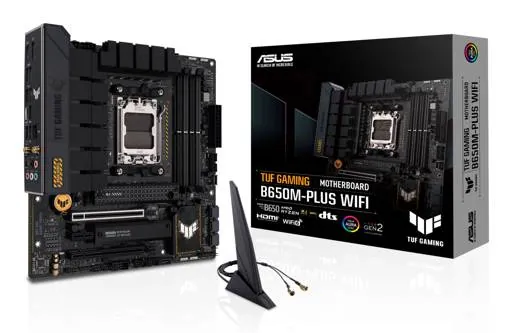 Placa Madre ASUS TUF GAMING B650M-PLUS WIFI Socket AMD AM5 DDR5 WiFi 6 Micro ATX 2