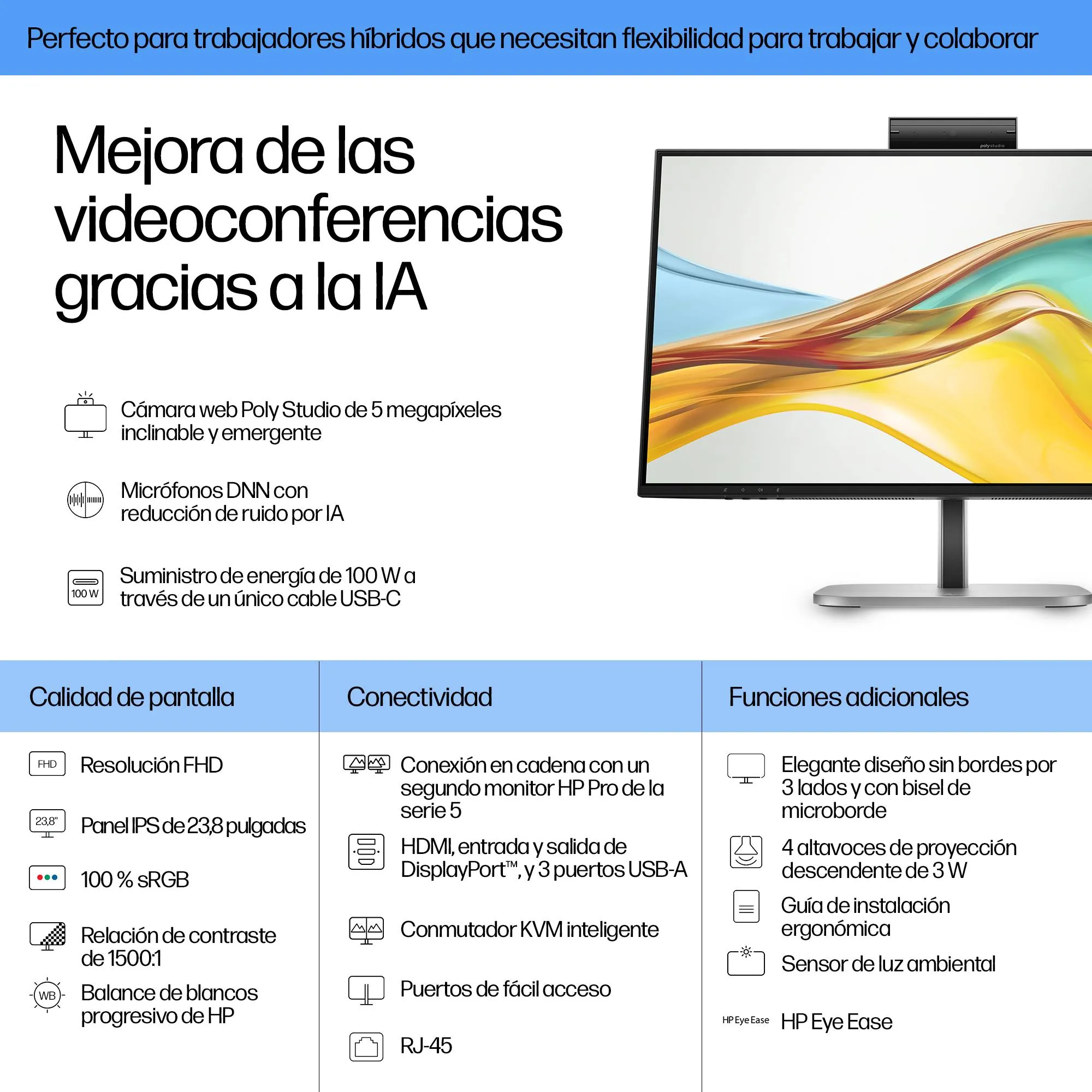Monitor HP Series 5 Pro 524pm 23.8