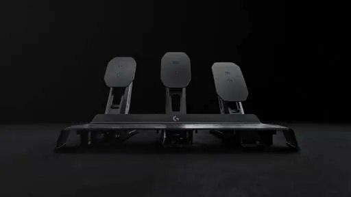 Pedales Logitech G RS para Sim Racing con Freno Load Cell 75 kg y Acelerador Hall Effect 7