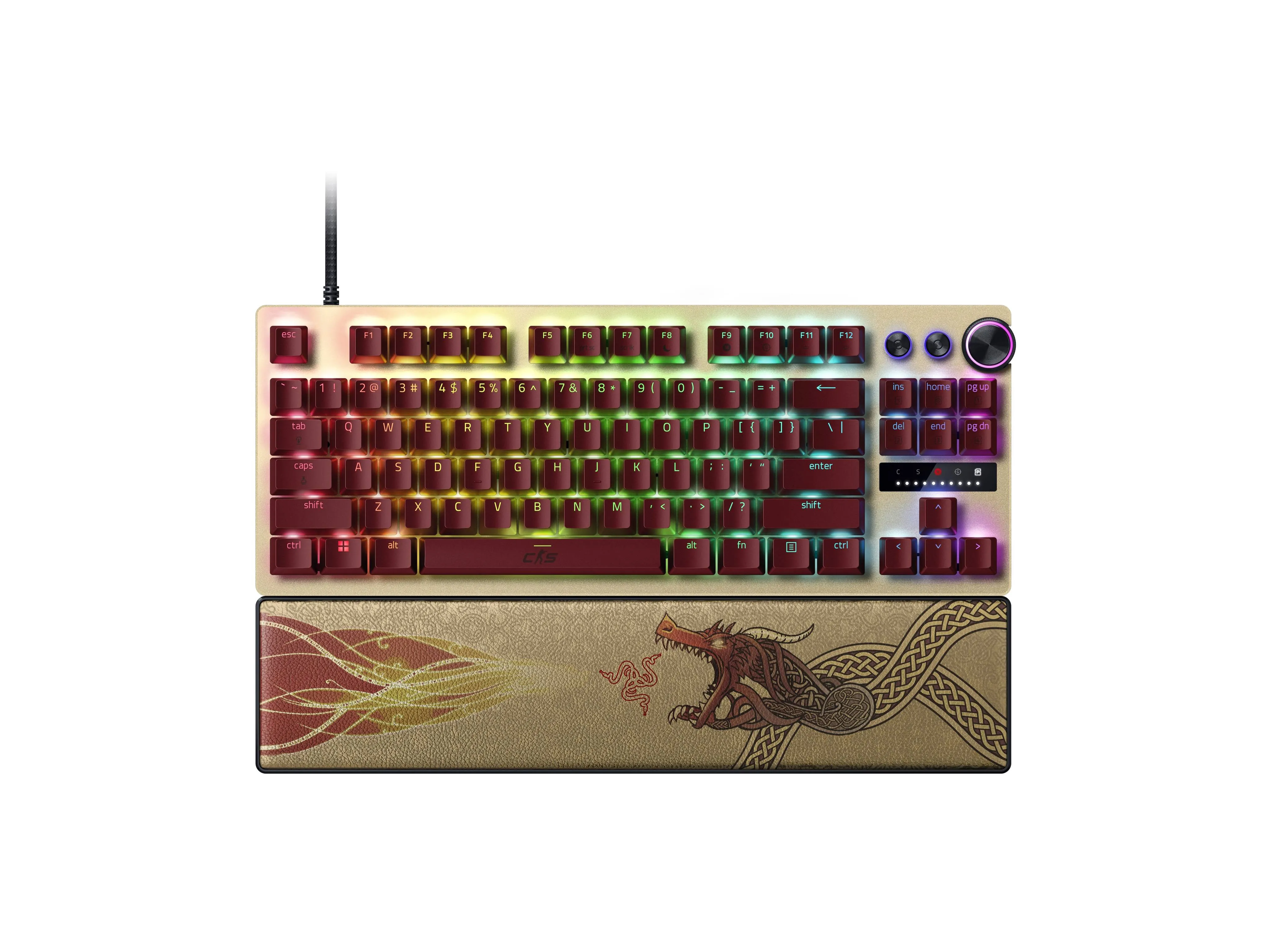 Teclado Gamer Razer Huntsman V3 Pro TKL Counter-Strike 2, Switch Analog-Optical Gen 2, Inglés 2