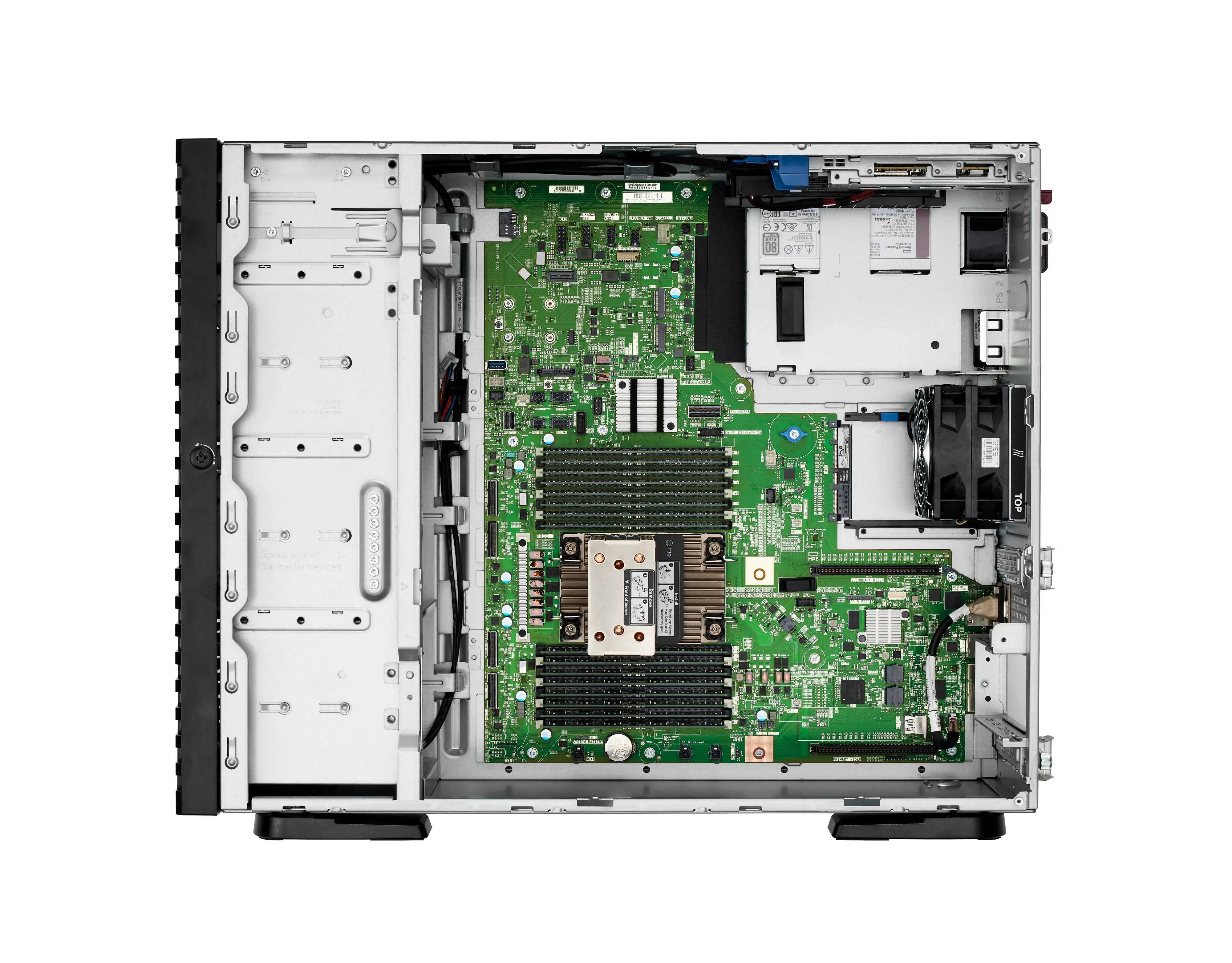 Servidor HPE ProLiant ML110 Gen11 Xeon Bronze 3508U 8 Núcleos 32GB RAM 1.92TB SSD 6