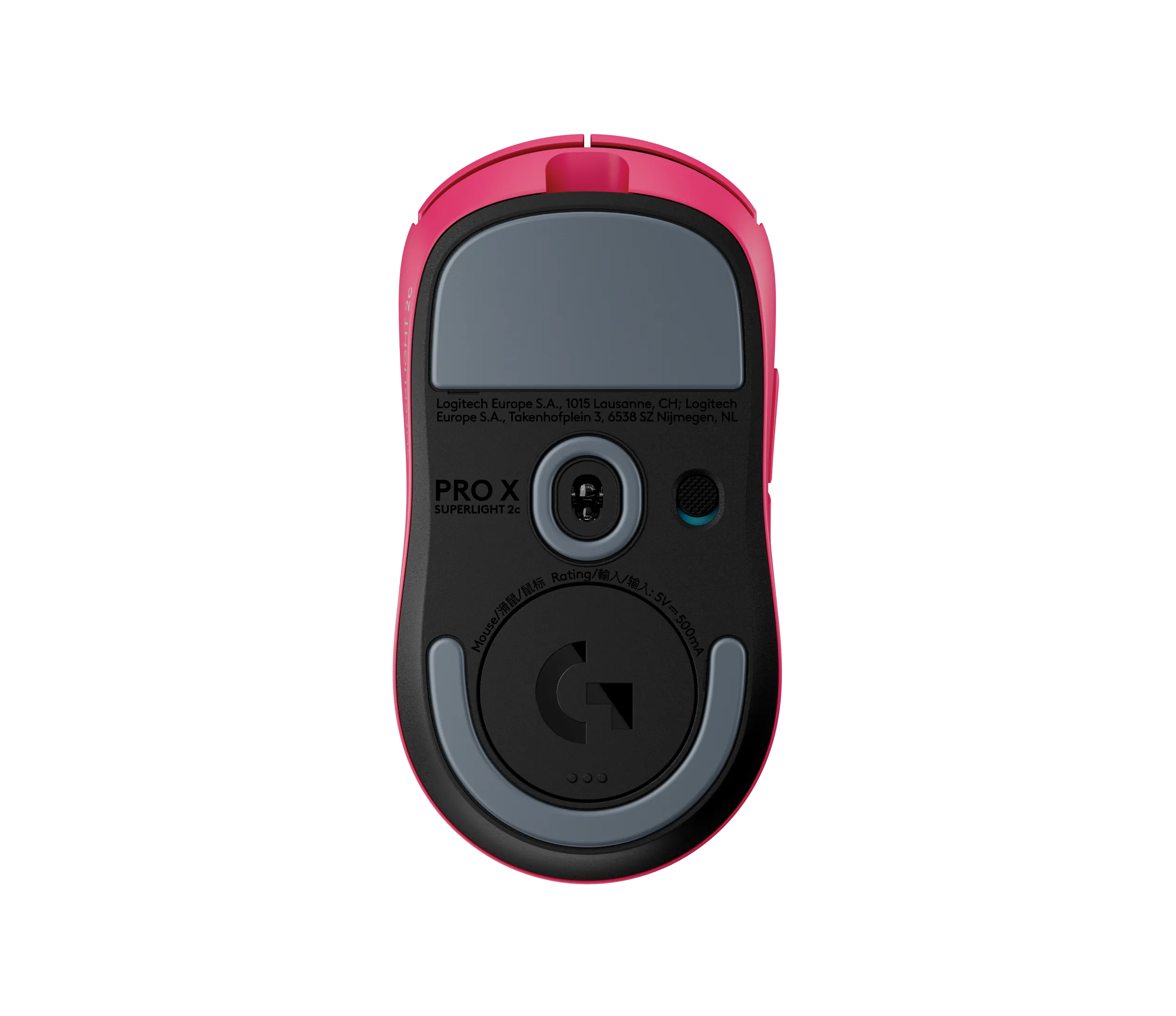 Mouse Gamer Inalámbrico Logitech Pro X Superlight 2C, 51g, Sensor Hero 2 44K DPI, Rosa 5