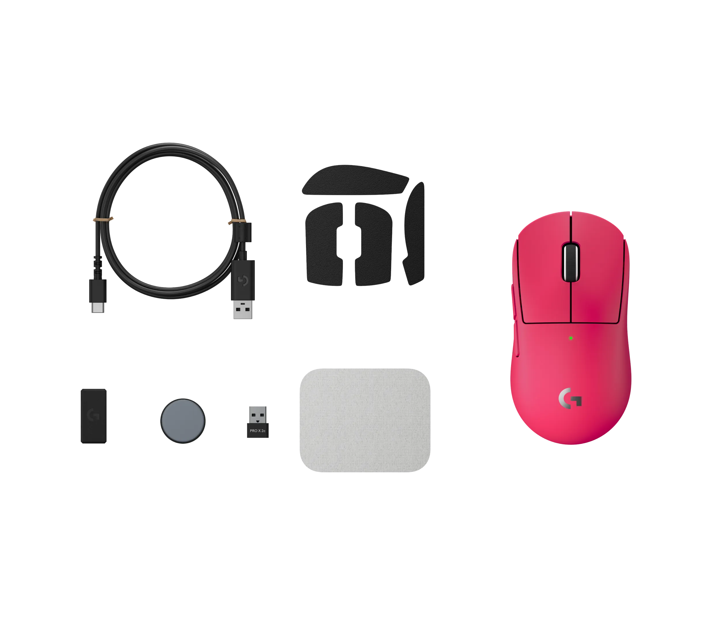 Mouse Gamer Inalámbrico Logitech Pro X Superlight 2C, 51g, Sensor Hero 2 44K DPI, Rosa 6