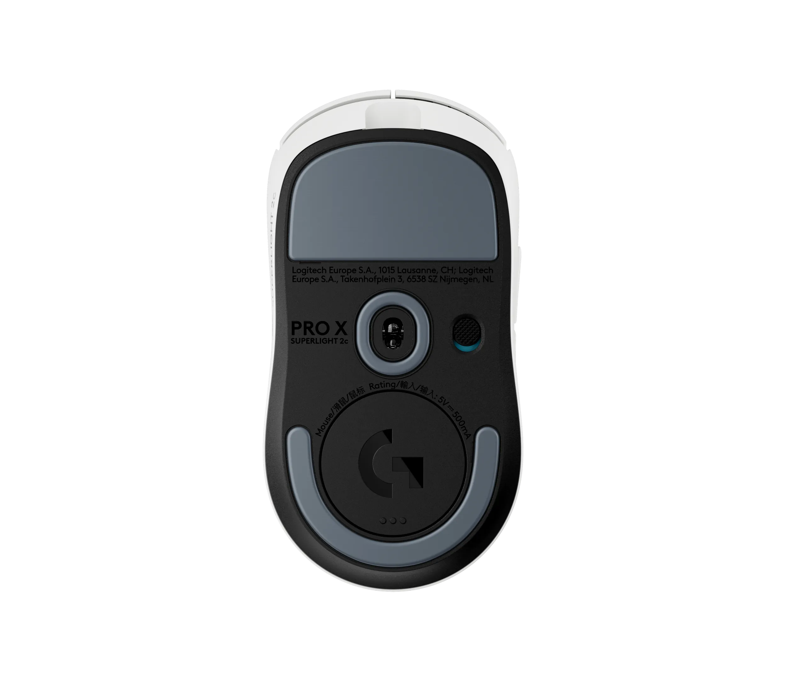 Mouse Gamer Inalámbrico Logitech Pro X Superlight 2C, 51g, Sensor Hero 2 44K DPI, Blanco 5