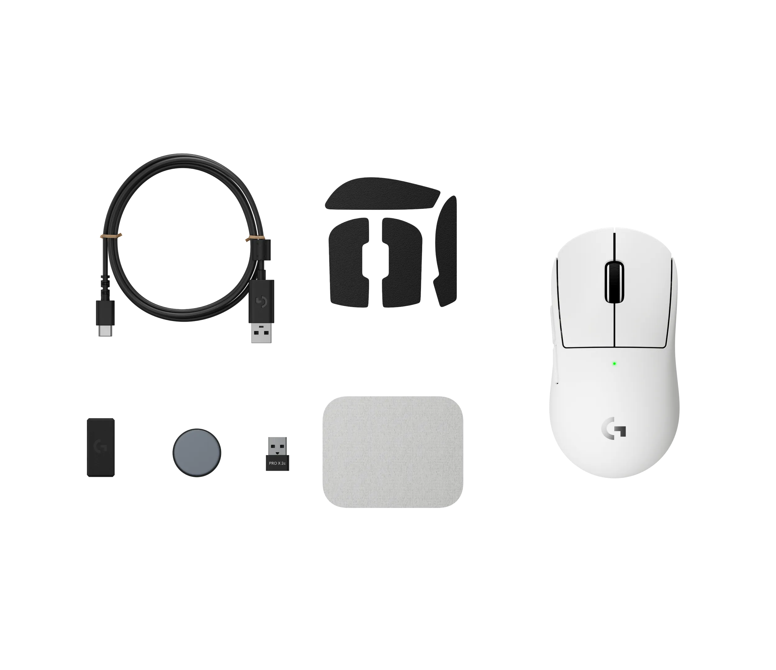 Mouse Gamer Inalámbrico Logitech Pro X Superlight 2C, 51g, Sensor Hero 2 44K DPI, Blanco 6