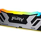 Memoria RAM DDR5 48GB (2x24GB) 8400MT/s CL40 DIMM Kingston Renegade Silver/Black RGB CUDIMM XMP - Miniatura 4