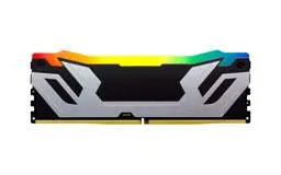 Memoria RAM DDR5 48GB (2x24GB) 8400MT/s CL40 DIMM Kingston Renegade Silver/Black RGB CUDIMM XMP 10