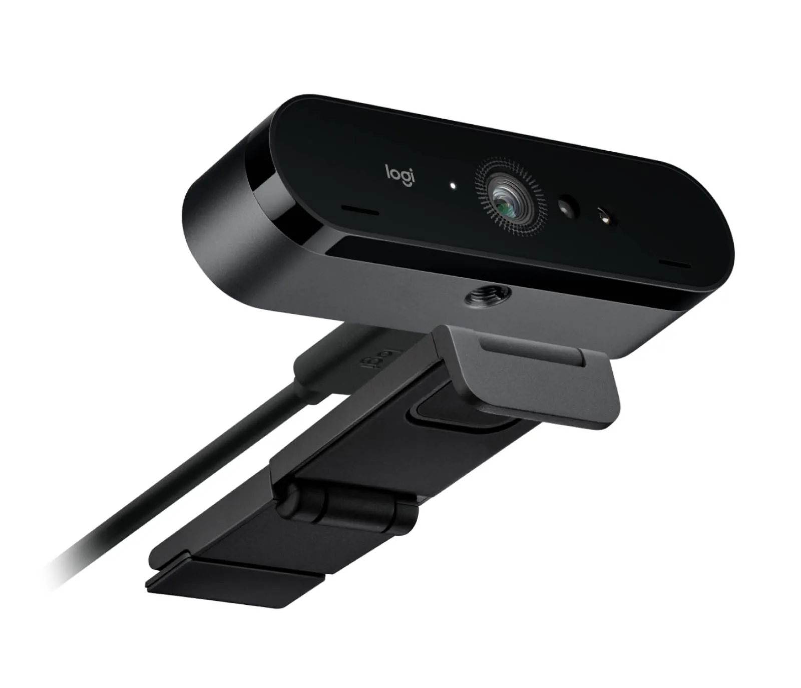 Webcam USB Negra Ultra HD para Videoconferencias Profesionales Logitech BRIO 4K 2