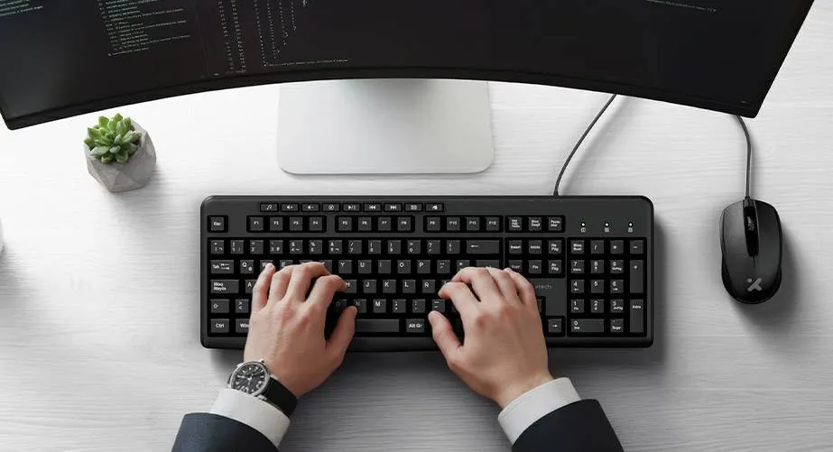 Kit Teclado y Mouse Xtech XTK-302S USB Multimedia Español Oficina Hogar 2