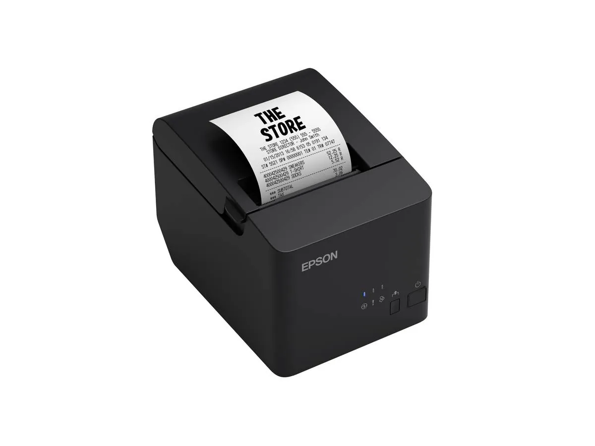 Impresora Térmica de Recibo Epson TM-T20IVL-002, Monocromática, USB + Ethernet  2