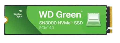 Unidad SSD Western Digital WD Green SN3000 2TB NVMe PCIe 4.0 M.2 2280 para Laptop y PC 2