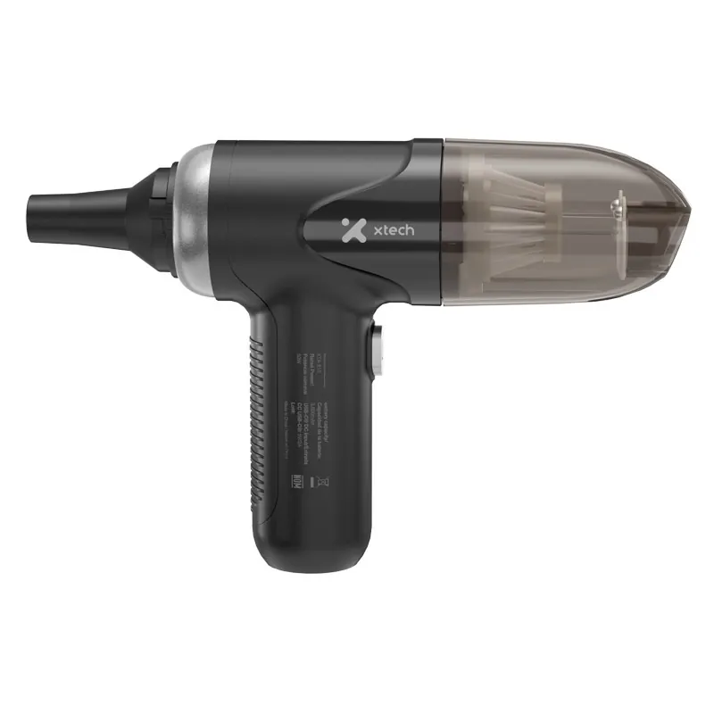 Aspiradora y Soplador Inalámbrico 2 en 1 Xtech BlitzAirLite, 50.000 RPM, Batería 3600mAh, Negro 2