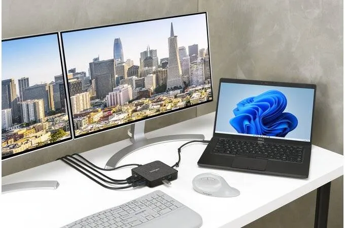 Docking Station Portátil USB4 MD120U4, USB-C USB4, USB-C 3.2, 2xUSB-A 3.2  Kensington K32850WW 10