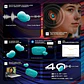 Auriculares JBL Wave Buds 2 in-ear inalámbricos – sonido nítido y diseño discreto (Azul) - Miniatura 2