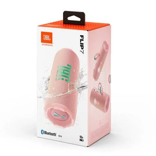 Altavoz JBL Flip 7 Rosa – Bluetooth portátil IP68, 16 h de batería 7
